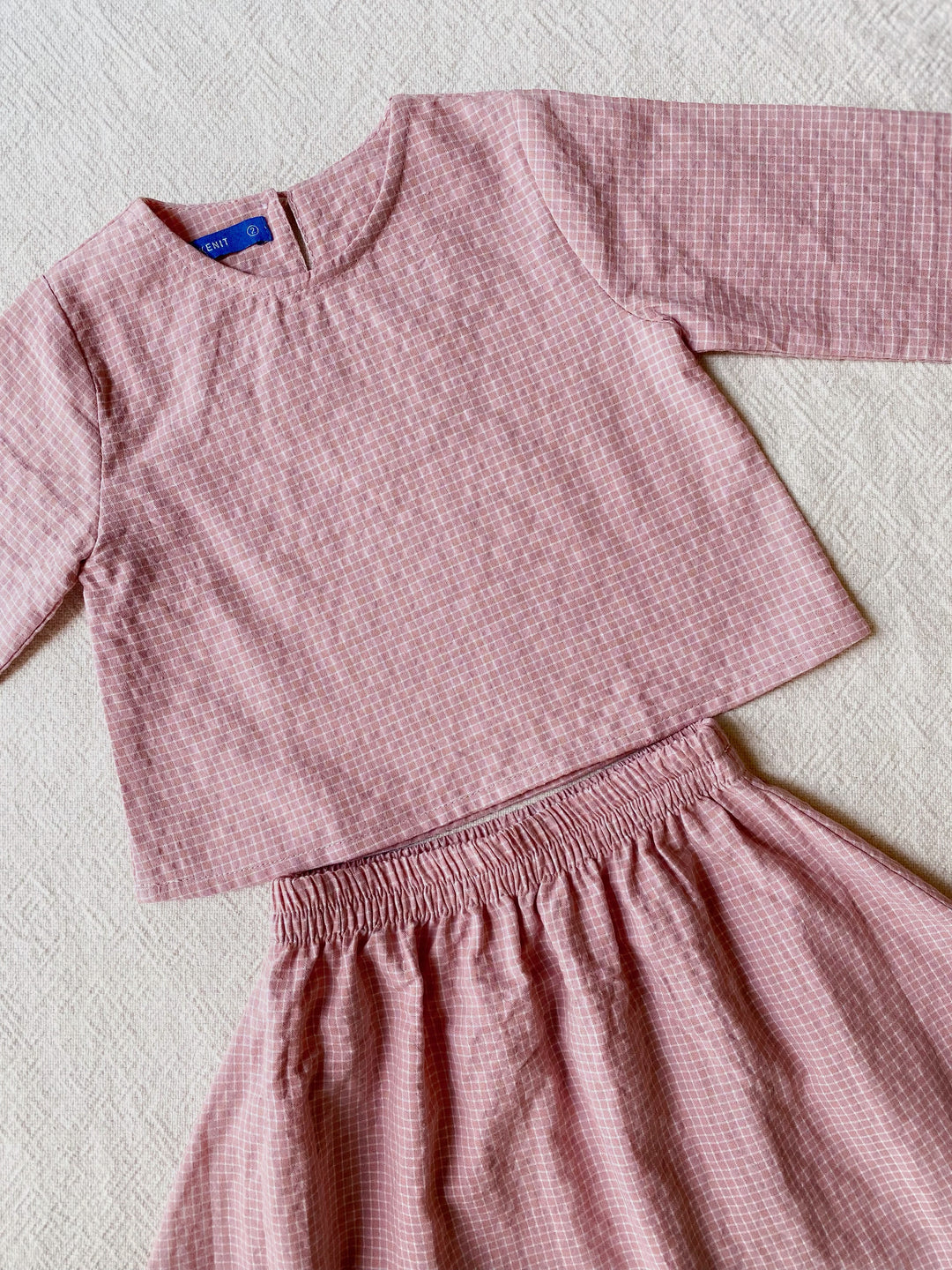 ORKED Baby’s Mini Kurung Set in Pink
