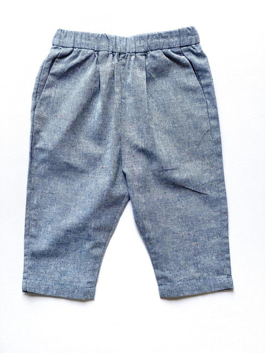KARLA Chambray Cropped Pants