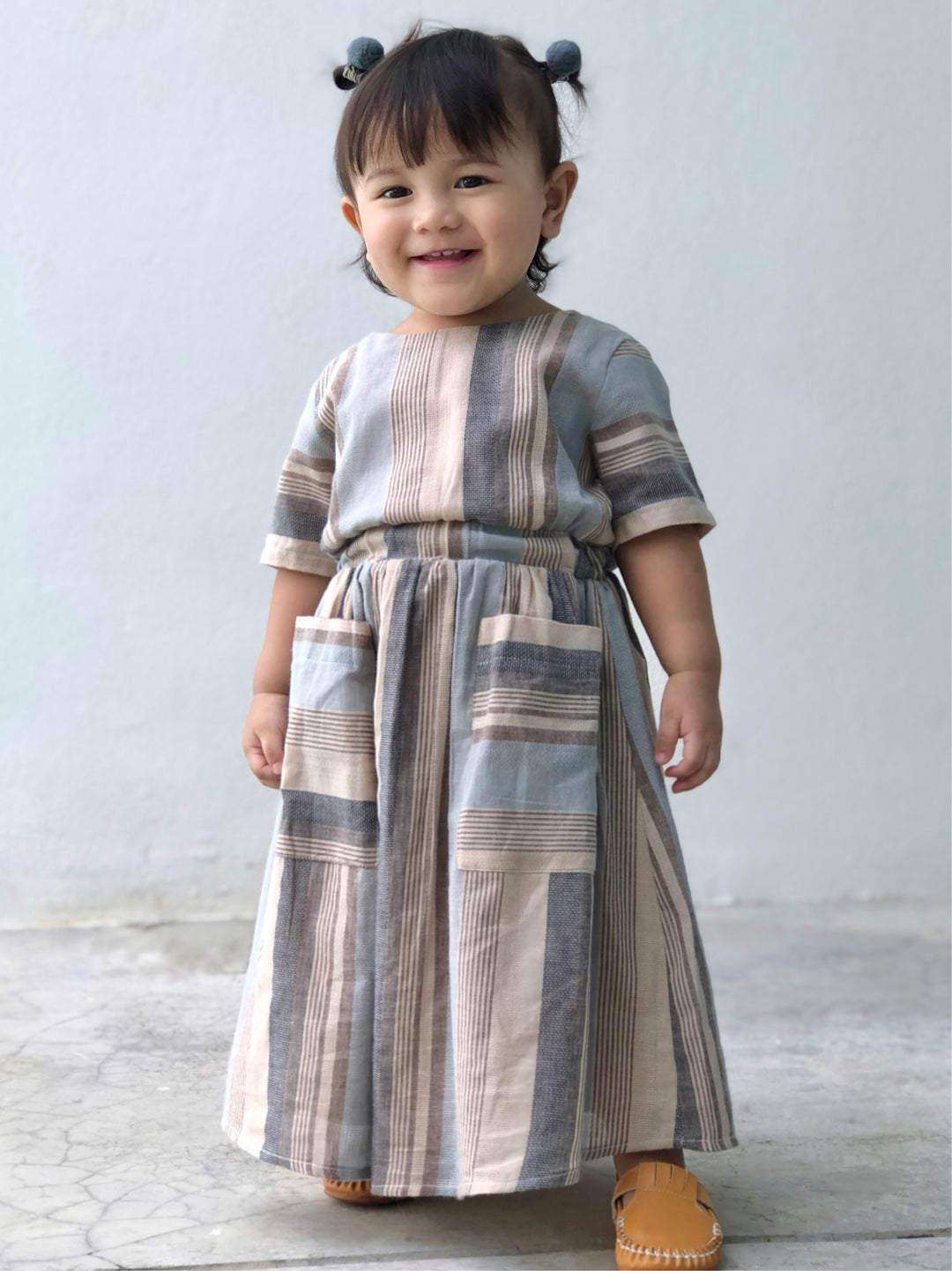 NIGHTINGALE Multi-stripes Maxi Dress