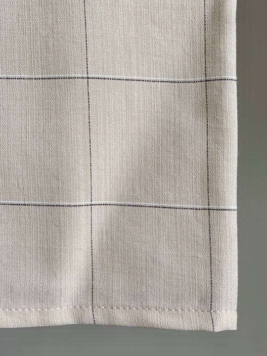 IDRIS Pelikat Style Samping in Ivory Windowpane
