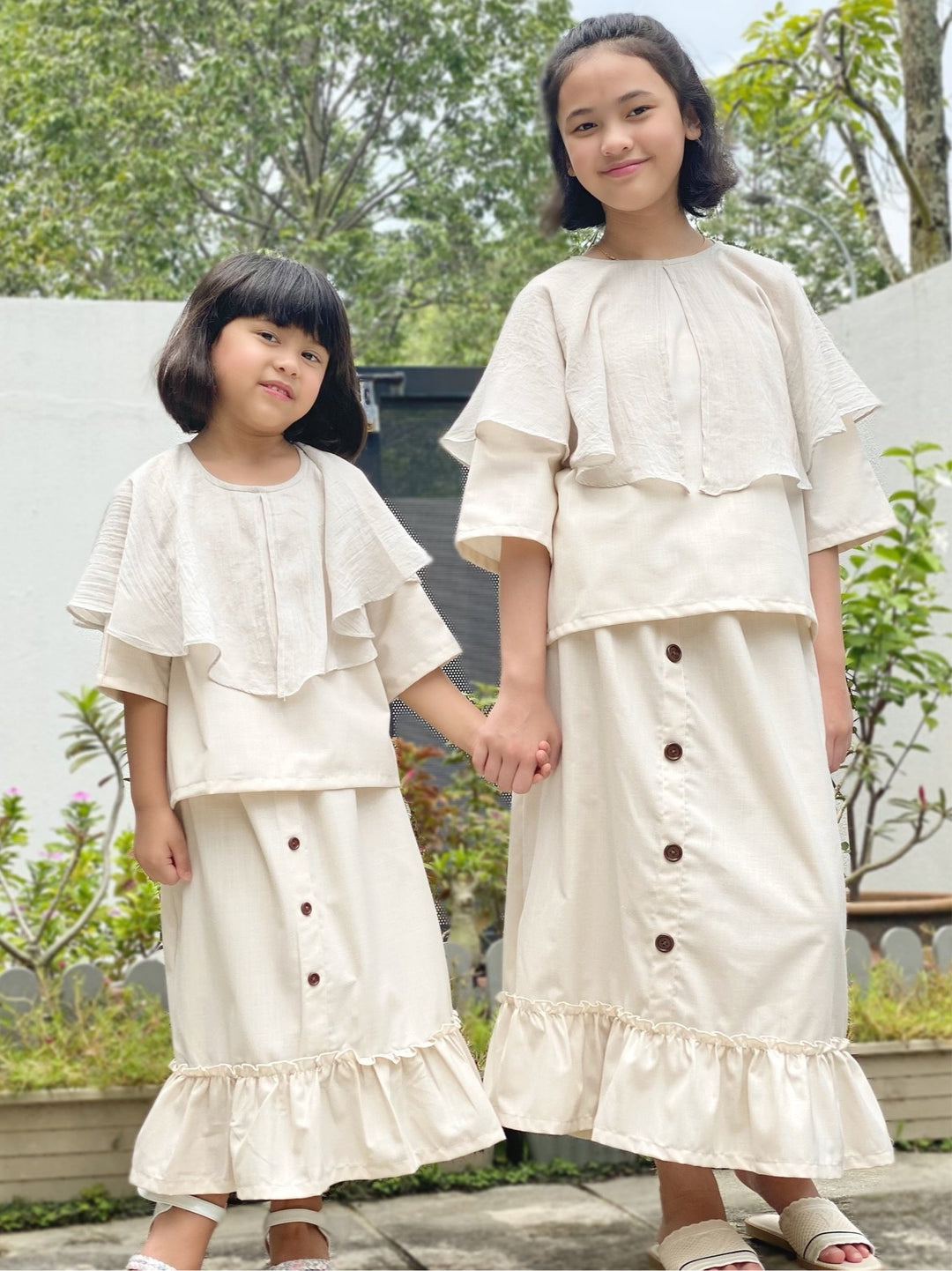 Celina Puritan-collar Blouse in Ivory