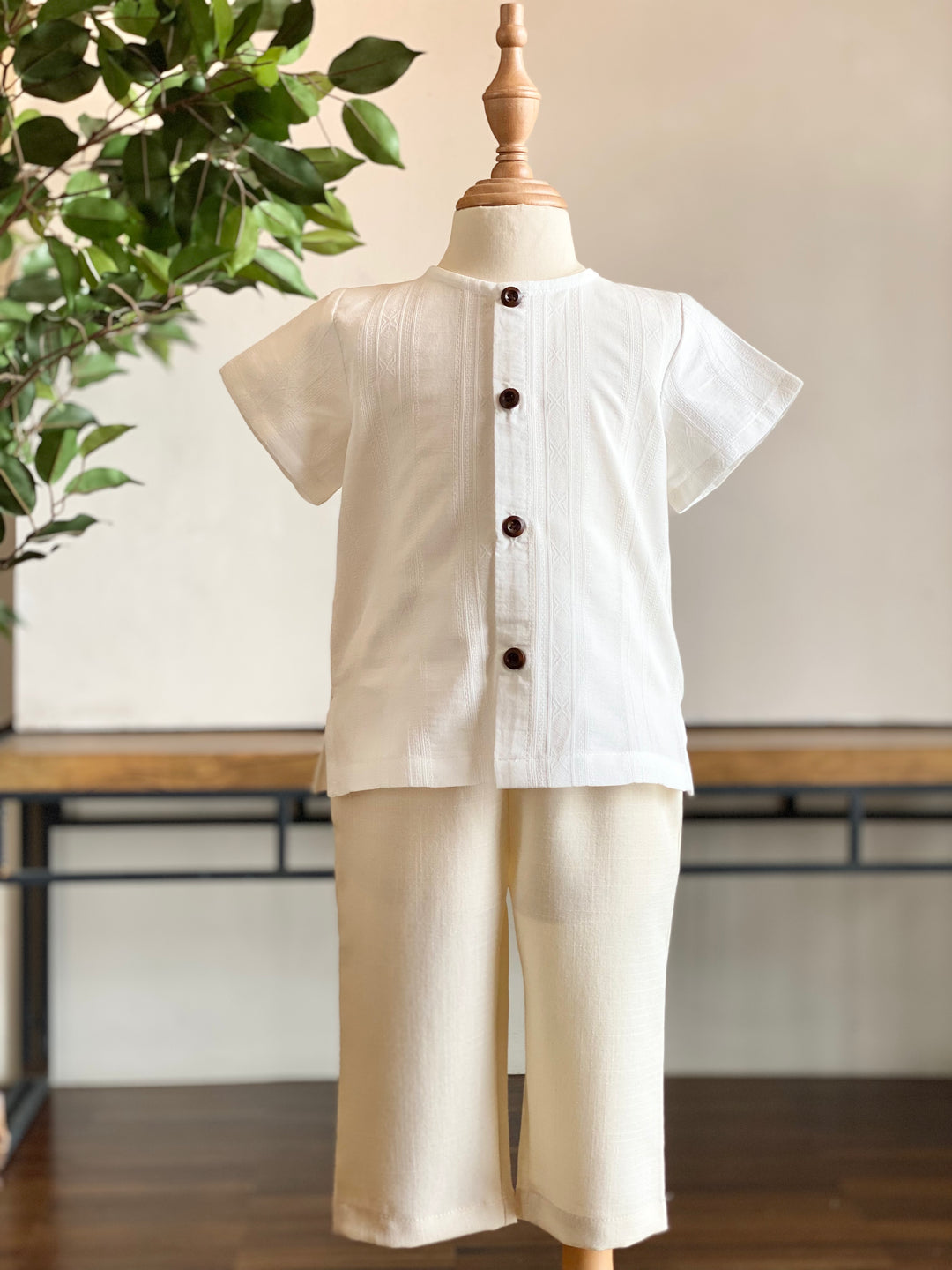UMAR Unisex Baby’s Kurta in White