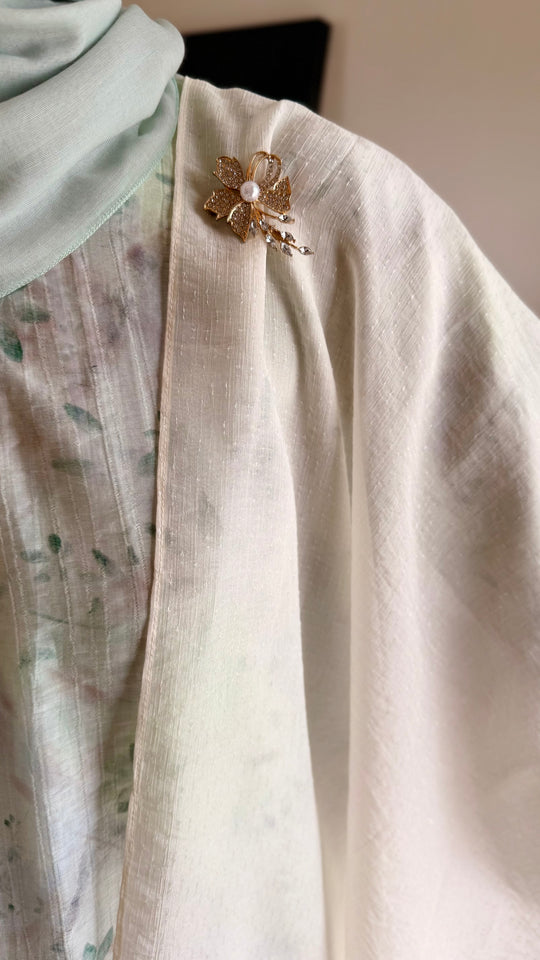 ALUN Selendang in Pearl Whisper