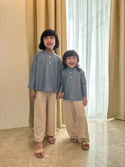 EMERY Palazzo Pants in Latte
