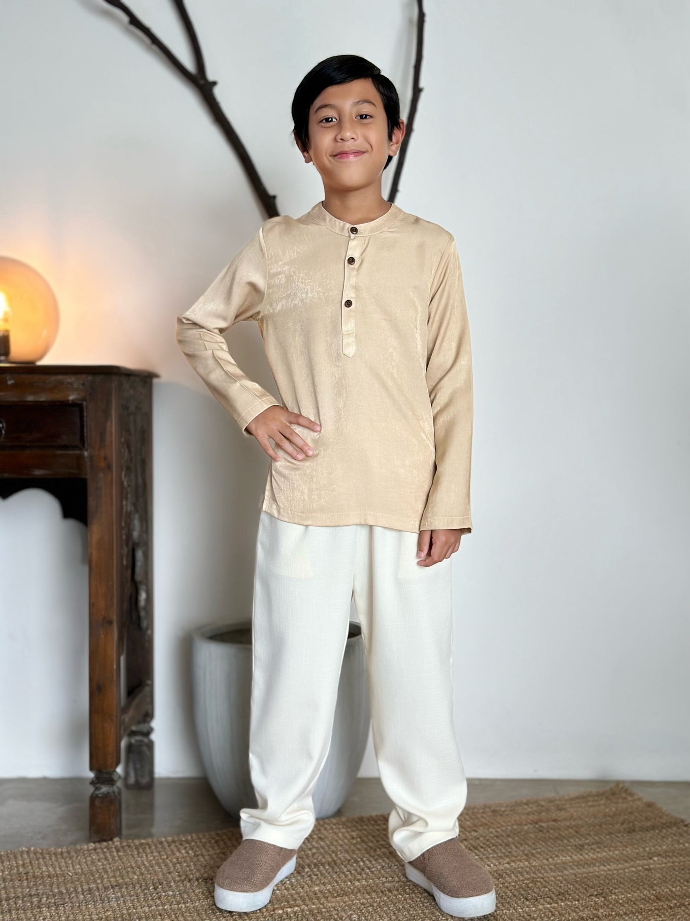 AMAR Kurta in Buttermilk
