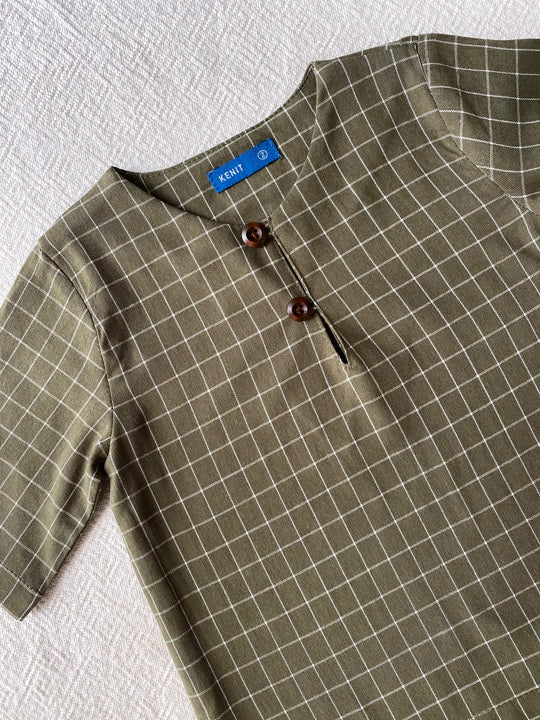 TENANG Unisex Baby’s Kurta in Olive