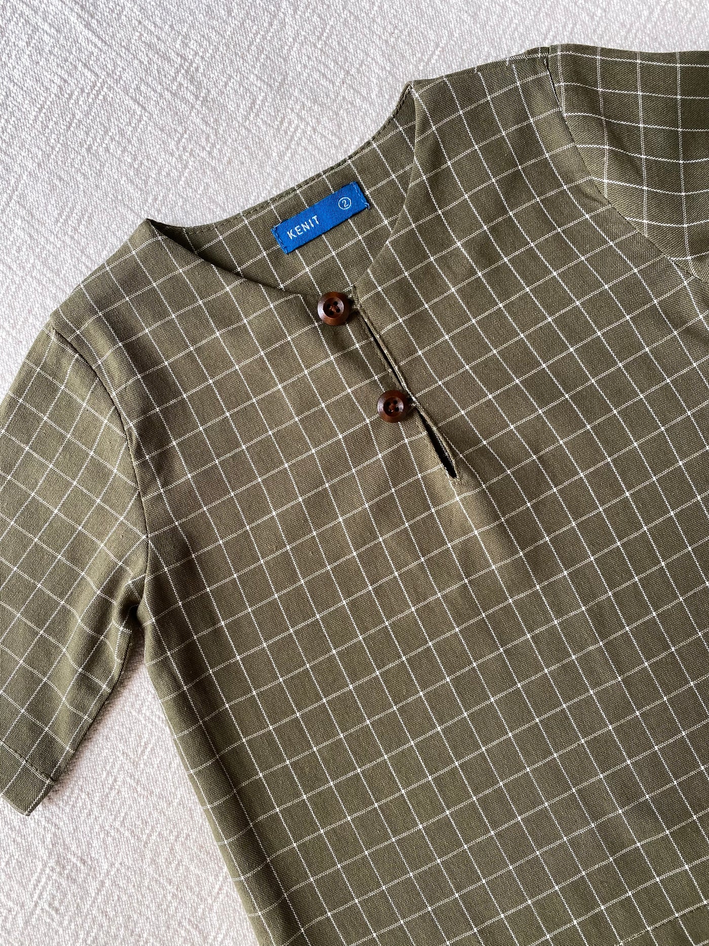 TENANG Unisex Baby’s Kurta in Olive
