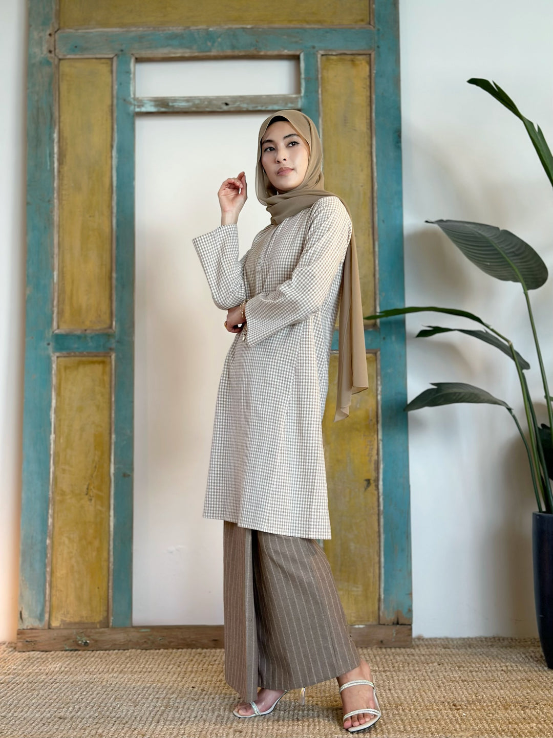 DAYANG Riau Kurung Set in Sand