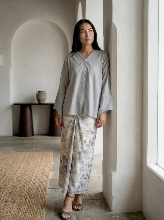 MUSTIKA Mini Kebarung Set in Ash