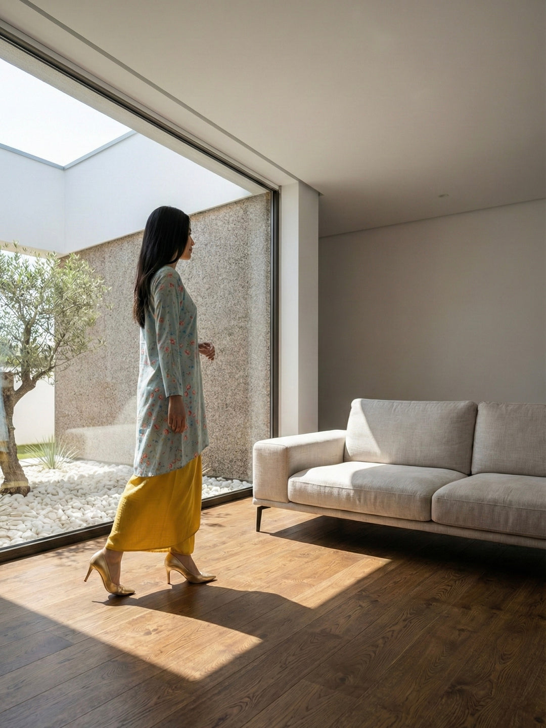 EMBUN Long Kurung Set in Meadow