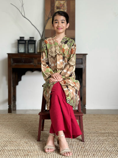 INTAN Long Kebaya Set in Joy