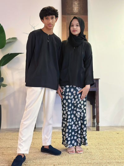 MULUS Kurung Kedah Set in Ebony