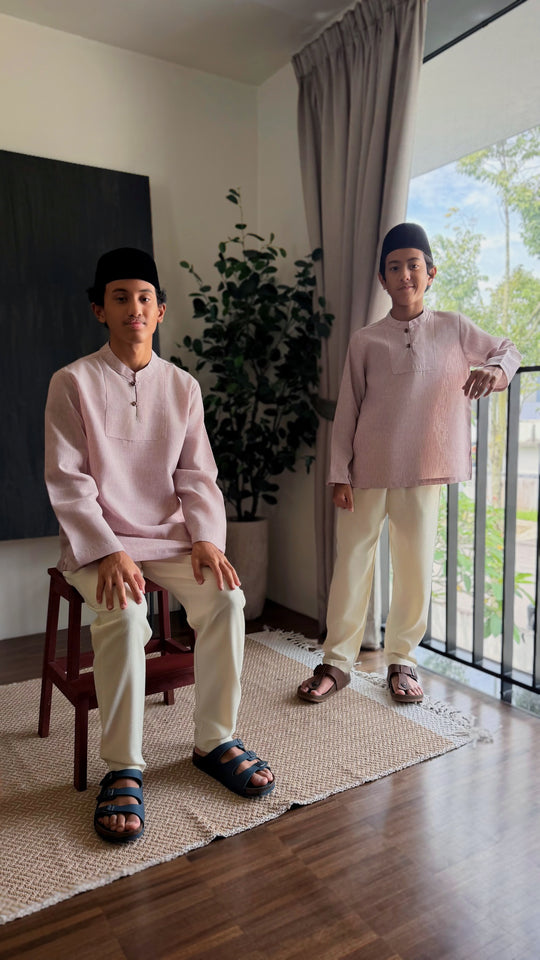 NADIM Kurta in Sandy Pink