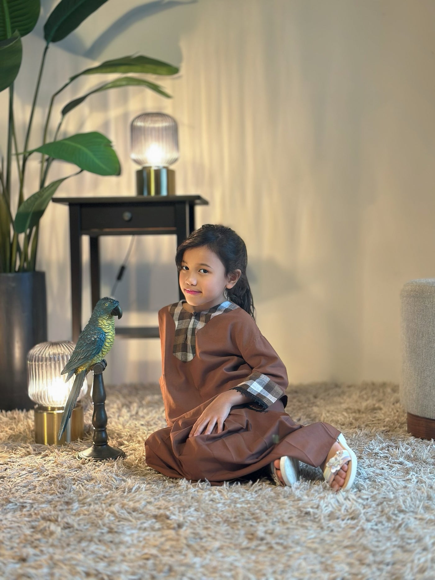 KESUMA Kurung Kedah Set in Cocoa
