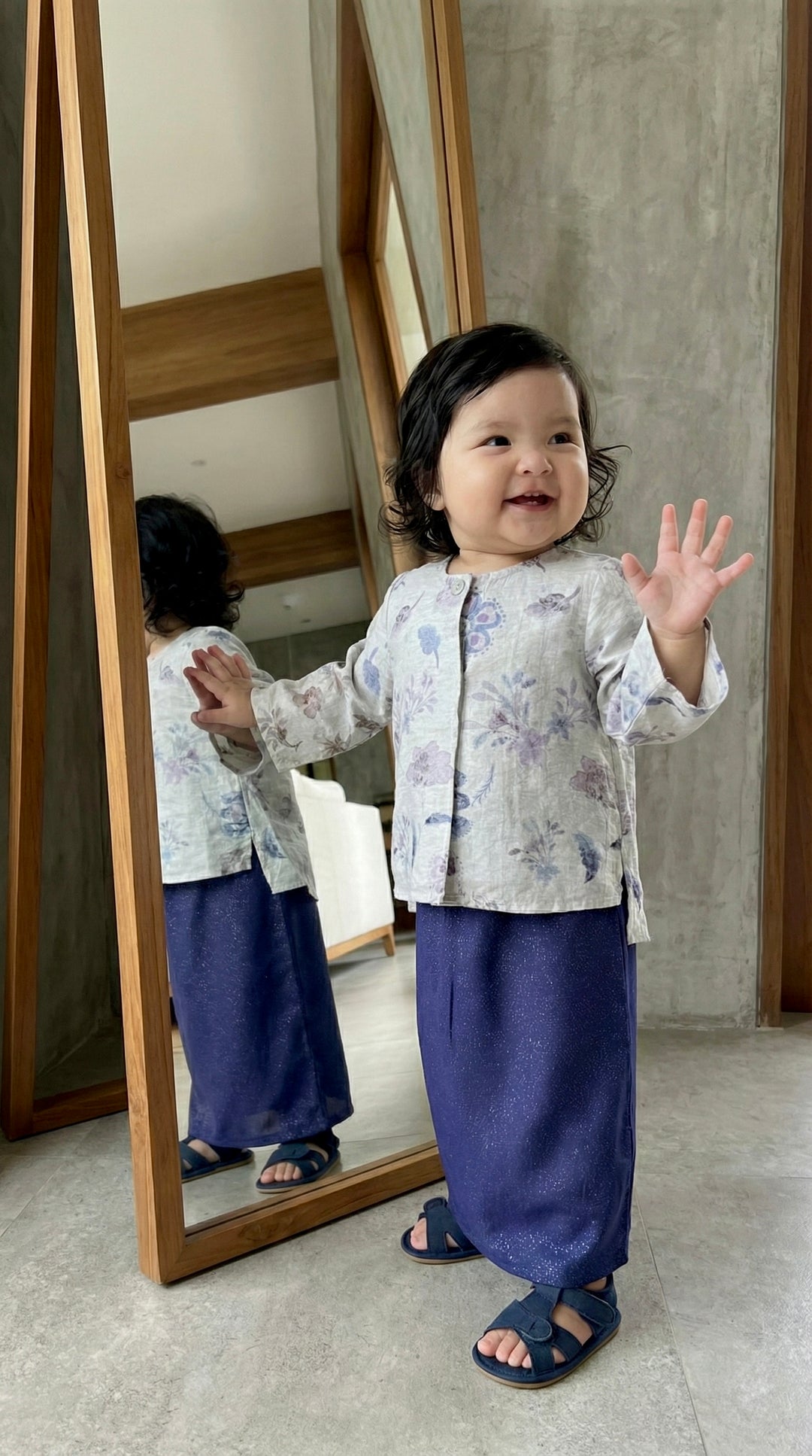 KARTIKA Modern Kurung Set in Hyacinth
