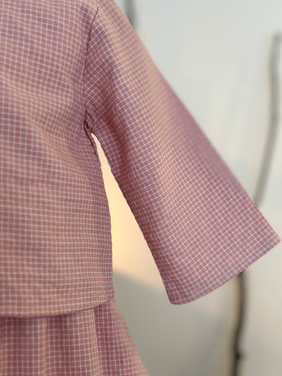 ORKED Baby’s Mini Kurung Set in Pink