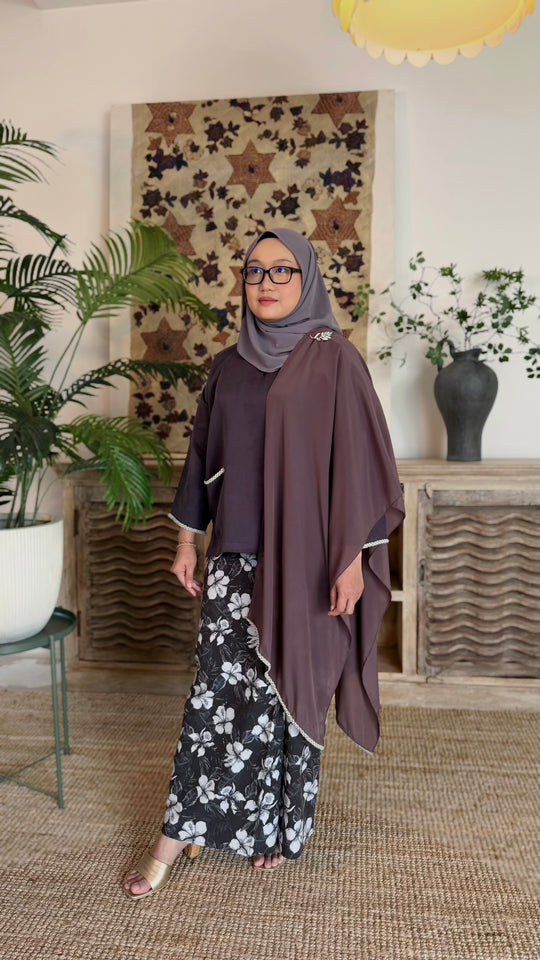 ALUN Selendang in Mauve Lustre