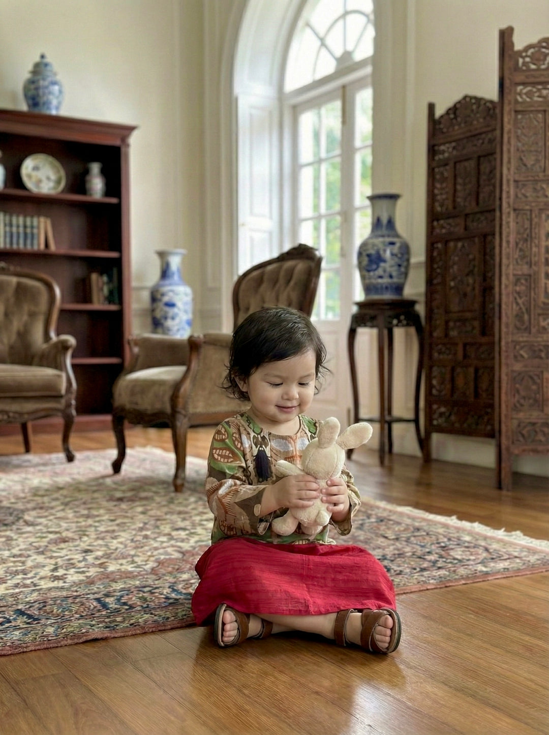 ORKED Baby’s Mini Kurung Set in Joy