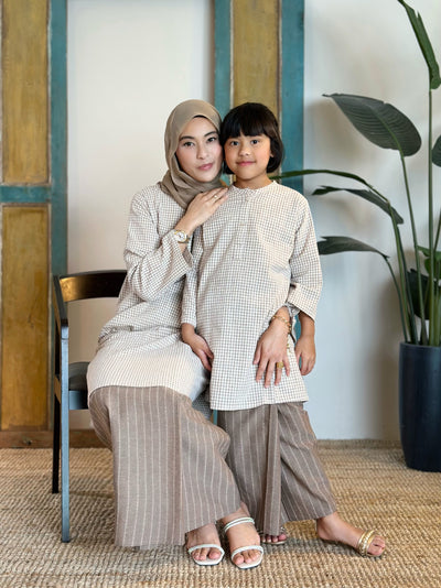 DELIMA Riau Kurung Set in Sand