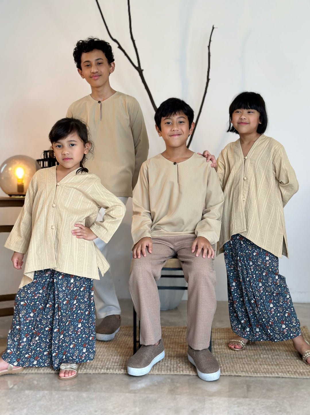 SAFI Classic Kebarung Set in Tan