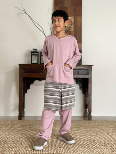 AYUB Instant Pelikat Style Samping in Slate Stripes