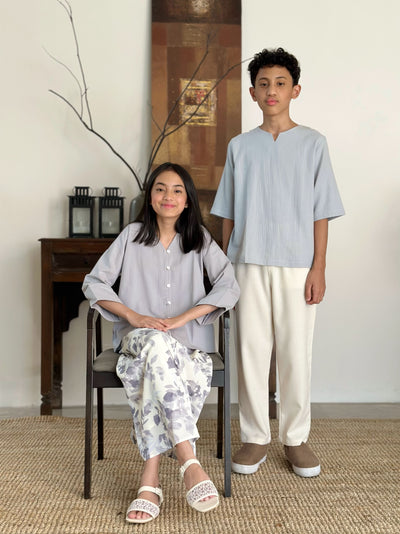 BAIDURI Mini Kebarung Set in Ash