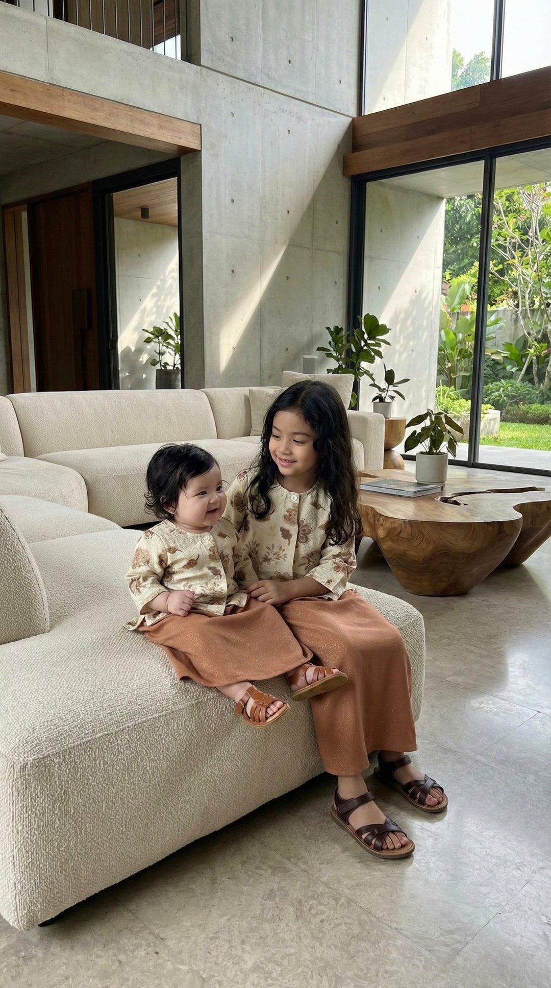 KARTIKA Modern Kurung Set in Honey