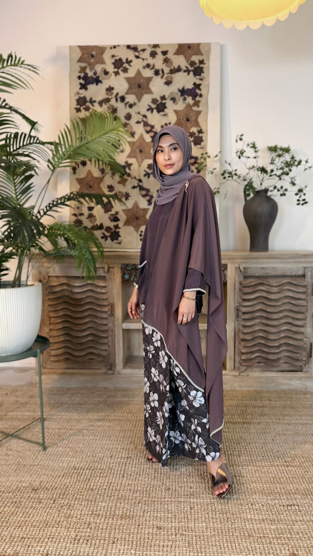 MULUS Kurung Kedah Set in Vintage Mauve