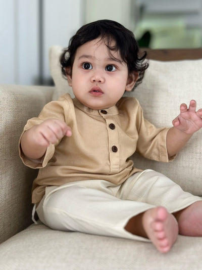 AMAR Kurta in Buttermilk