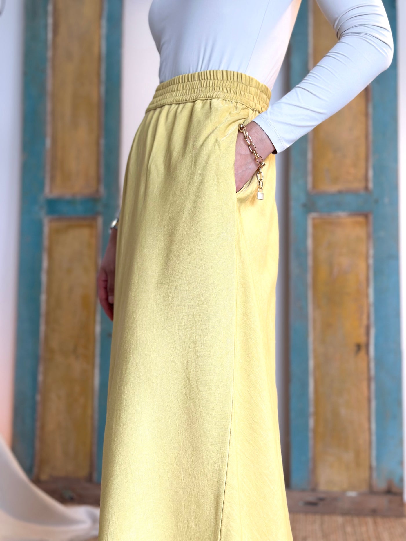 KEJORA Modern Mini Kurung Set in Daffodil
