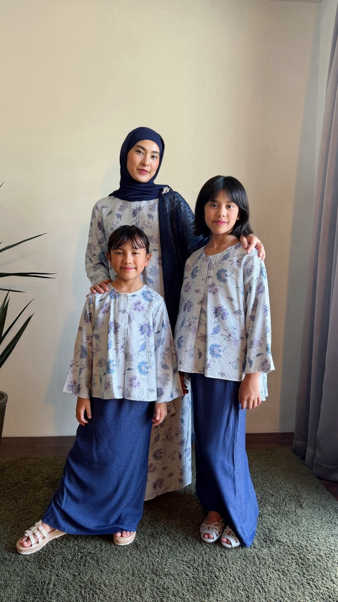 KARTIKA Modern Kurung Set in Hyacinth