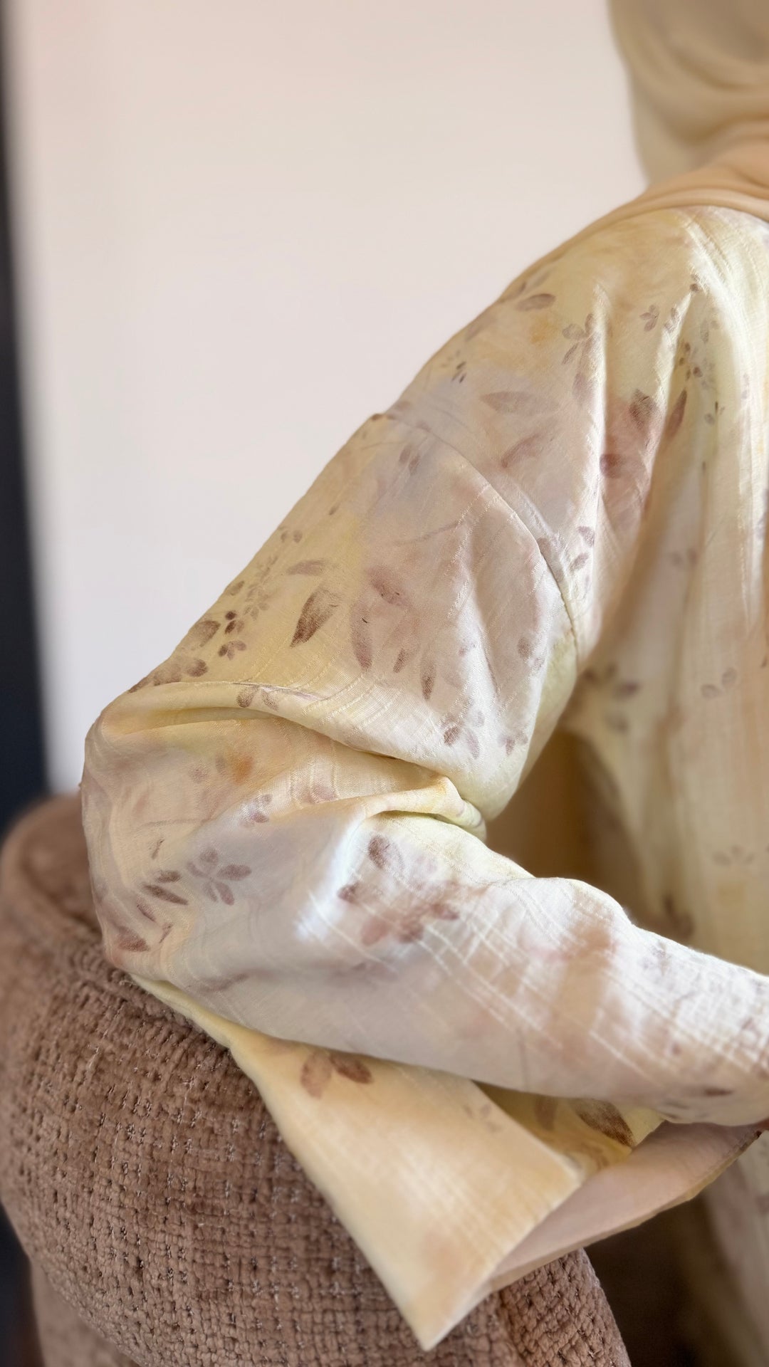 TANJUNG Long Kurung Set in Lemon Blossom