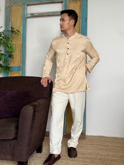 AHMAD Kurta in Buttermilk