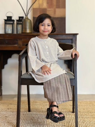 DELIMA Riau Kurung Set in Sand