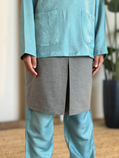 AYUB Instant Pelikat Style Samping in Graphite Stripes