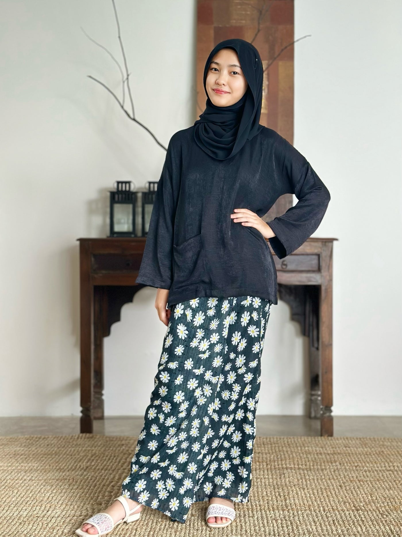 MULUS Kurung Kedah Set in Ebony