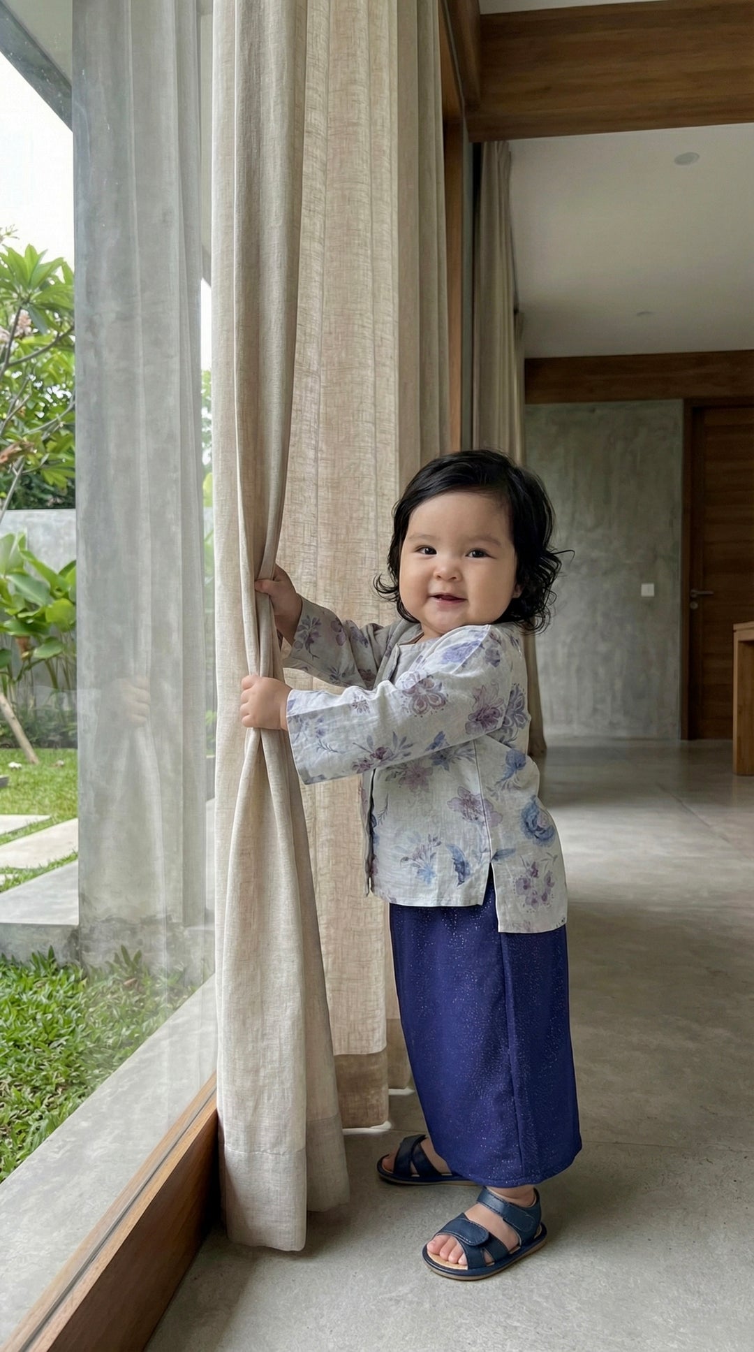 KARTIKA Modern Kurung Set in Hyacinth
