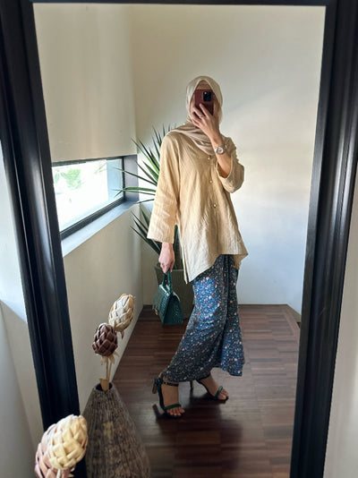 LESTARI Classic Kebarung Set in Tan