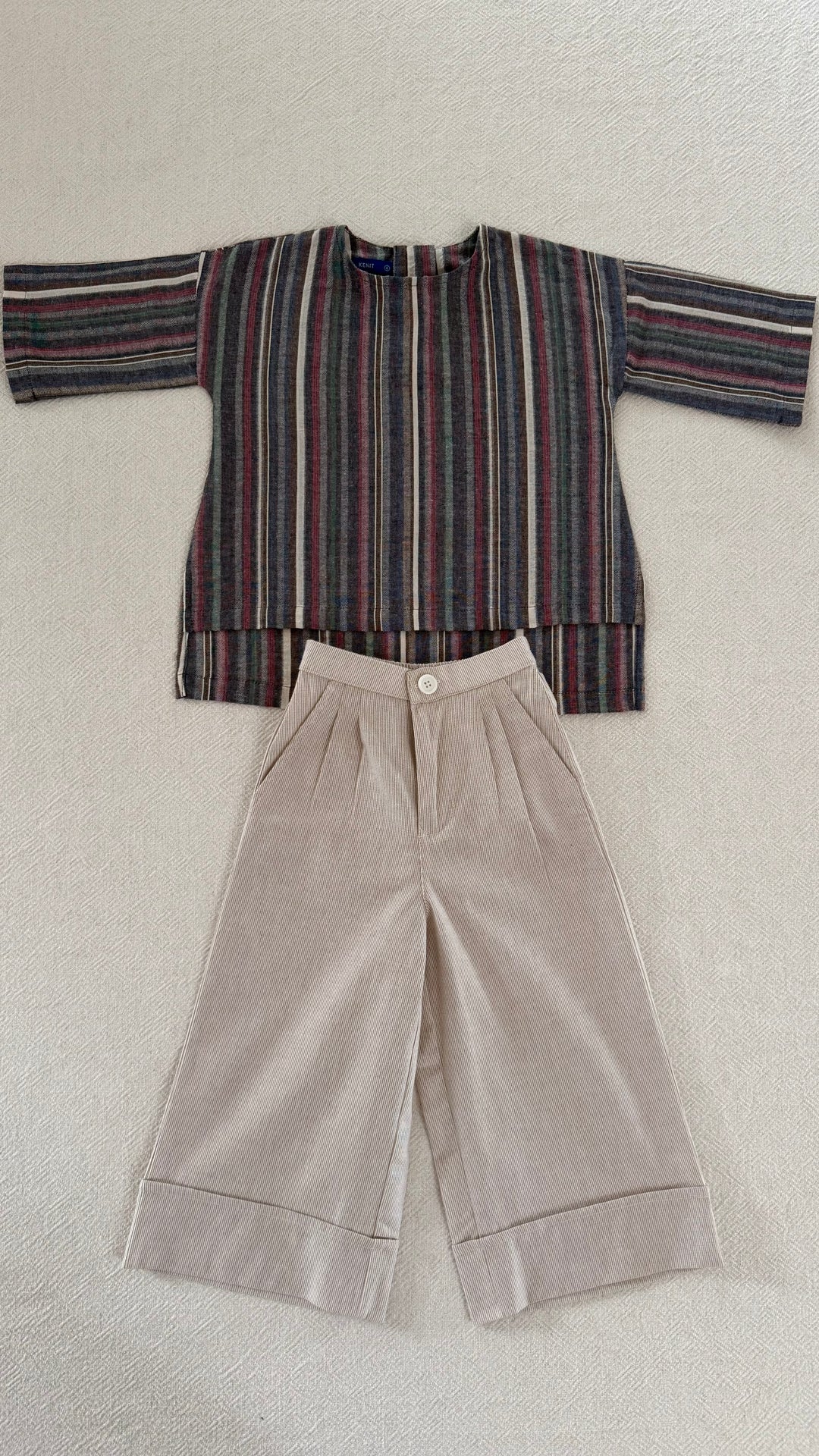 KENANGA Blouse & Pants Set in Delight Stripes