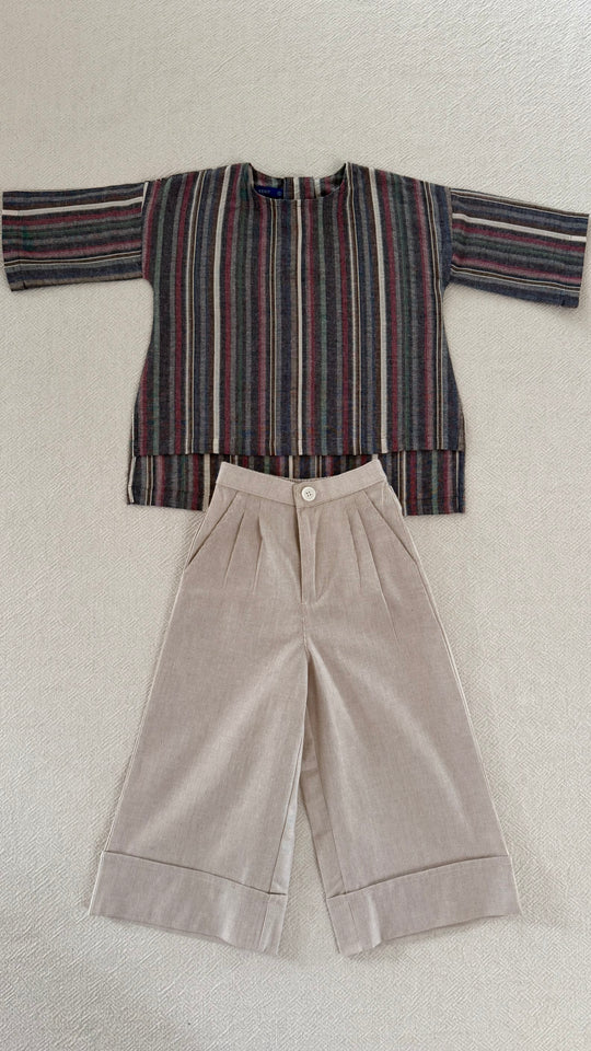 KENANGA Blouse & Pants Set in Delight Stripes