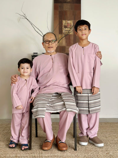 AYUB Instant Pelikat Style Samping in Slate Stripes