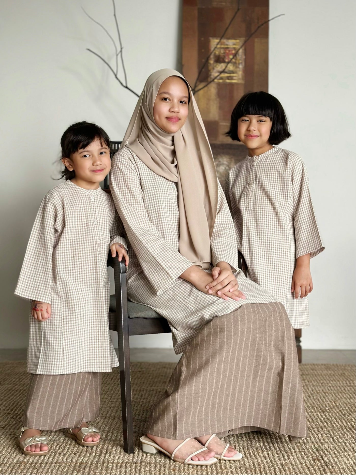 DAYANG Riau Kurung Set in Sand