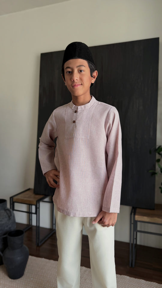 NADIM Kurta in Sandy Pink