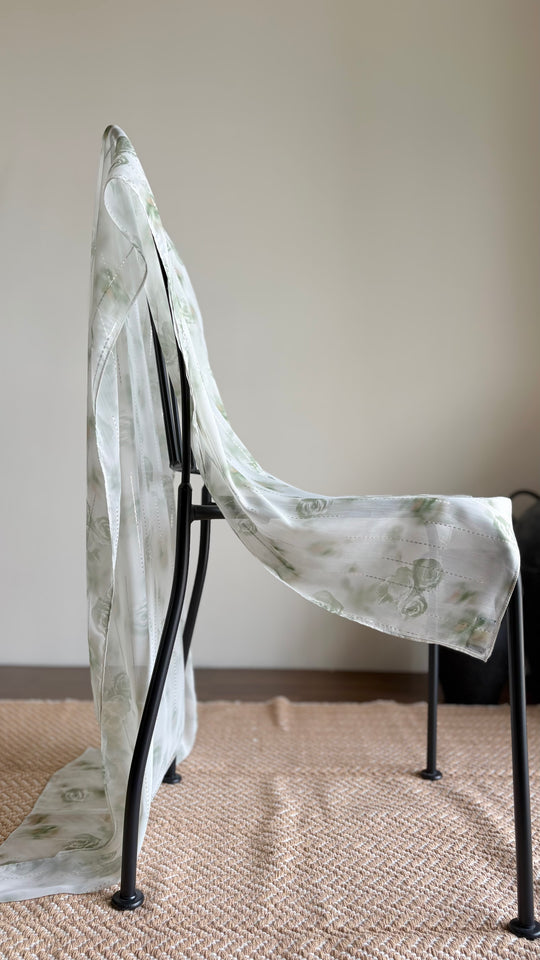 ALUN Selendang in Sage Luminance