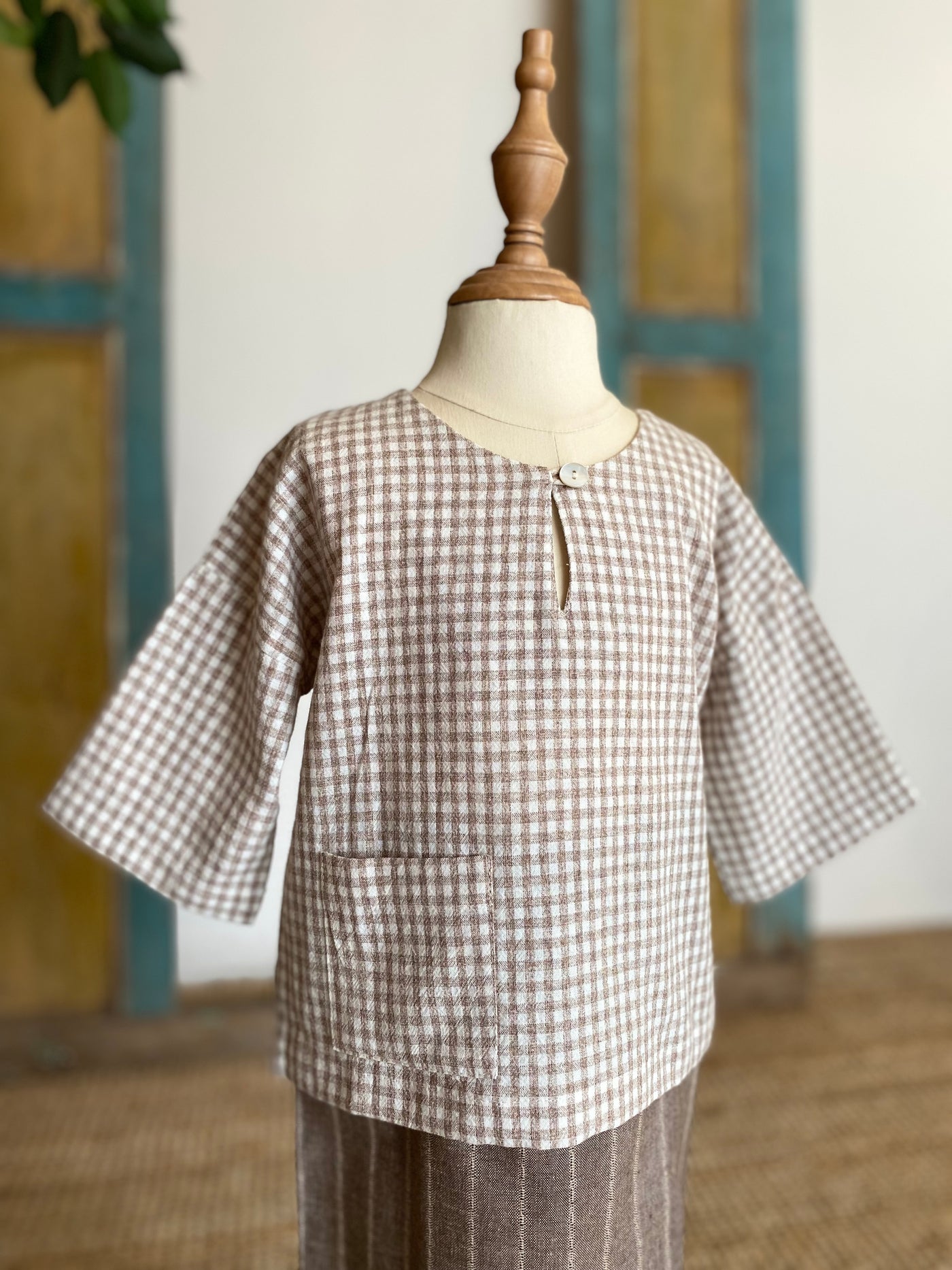 KESUMA Baby's Kurung Kedah Set in Sand