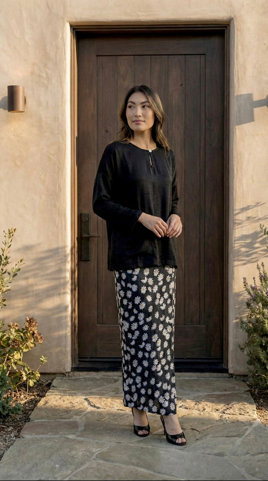 MULUS Kurung Kedah Set in Ebony