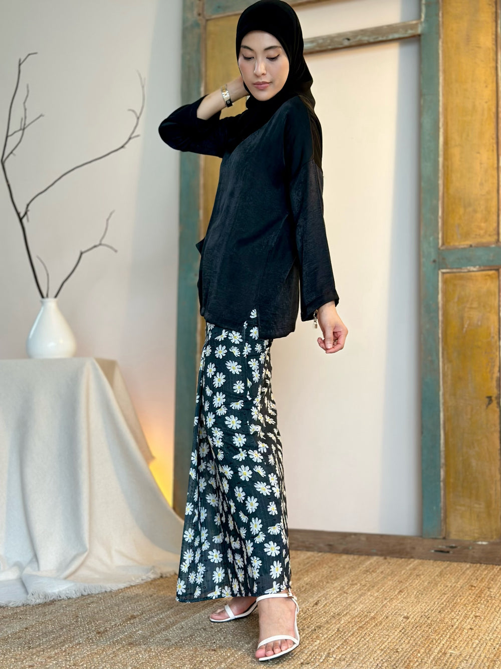 MULUS Kurung Kedah Set in Ebony
