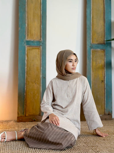 DAYANG Riau Kurung Set in Sand