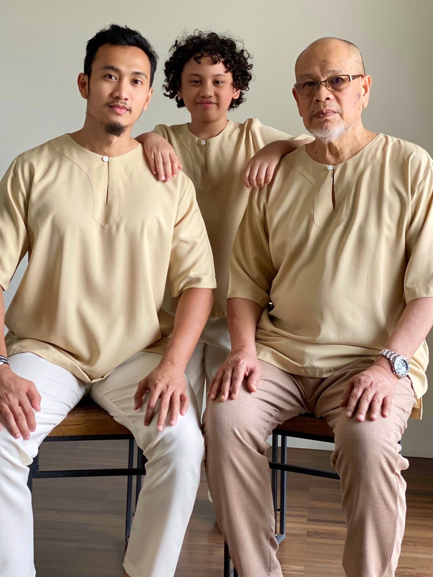 HALIM Relaxed Kurta in Tan