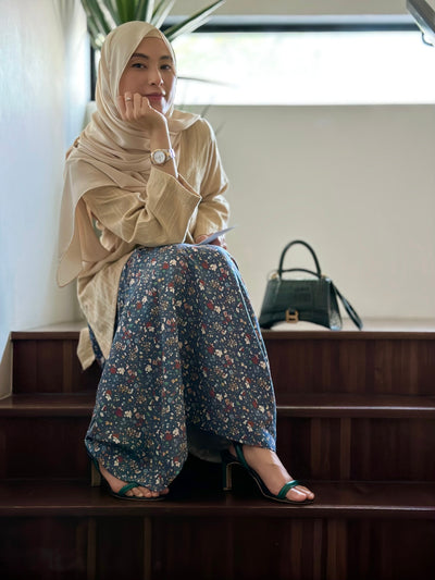 LESTARI Classic Kebarung Set in Tan